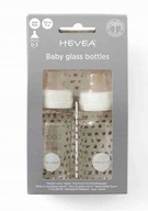 Sklenená fľaša Hevea, dvojbalenie, 120 ml Sklenená fľaša Hevea, dvojbalenie, 120 ml