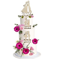 Dvojposchodový topper na svadobnú tortu YOU LOVE STORY x3 drevené toppery Dvojposchodový topper na svadobnú tortu YOU LOVE STORY x3 drevené toppery