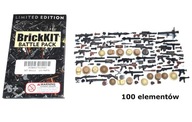 BK Bricks Rifles Pistole Army WW2 100 kusov BK112