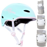 RAVEN Set Helma F511 Mint/Pink XS + XS chrániče RAVEN Set Helma F511 Mint/Pink XS + XS chrániče