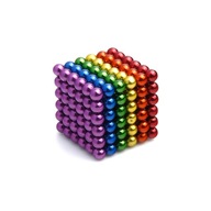 Magnetické guličky 5 mm veľké 216 ks Rainbow Magnetické guličky 5 mm veľké 216 ks Rainbow