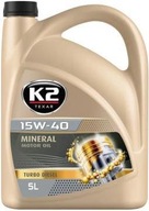 K2 TEXAR 15W40 XL-TD TURBO DIESEL API SL/CF 5L