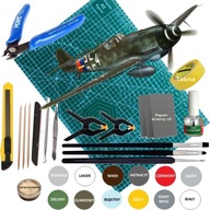 Model lietadla Messerschmitt Bf109 G-10 Veľká sada farby, lepidla Model lietadla Messerschmitt Bf109 G-10 Veľká sada farby, lepidla