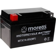 GÉLOVÁ BATÉRIA MORETTI YTX7A-BS/MTX7A-BS GÉLOVÁ BATÉRIA MORETTI YTX7A-BS/MTX7A-BS