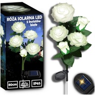 SOLÁRNA ZÁHRADNÁ LAMPA LED RUŽA 80cm Umelé kvety Solárne svetlá SOLÁRNA ZÁHRADNÁ LAMPA LED RUŽA 80cm Umelé kvety Solárne svetlá