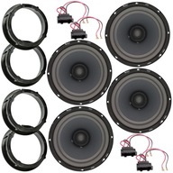 4 VÝKONNÉ reproduktory pre Seat Leon Toledo Škoda Fabia VW Bora Golf IV Passat B5 4 VÝKONNÉ reproduktory pre Seat Leon Toledo Škoda Fabia VW Bora Golf IV Passat B5