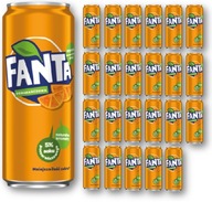 24 x FANTA POMERANČOVÝ nápoj sýtený 330 ml KONZERVY zatavené 24 x FANTA POMERANČOVÝ nápoj sýtený 330 ml KONZERVY zatavené