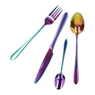 Iridescentný príbor Gomla 16 prvkov opálová súprava Iridescentný príbor Gomla 16 prvkov opálová súprava