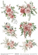 Ryžový papier Decoupage Roses Studio75
