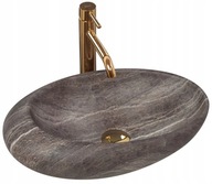 ROXY GREY STONE REA Keramické umývadlo na dosku ROXY GREY STONE REA Keramické umývadlo na dosku