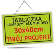 UV tlač Plaketa Nálepka Nápis BOZP - Kompozit 30x40cm