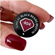 Semilac 404 Black Beans Muffin UV LED Hybrid Varnish Semilac 404 Black Beans Muffin UV LED Hybrid Varnish