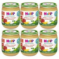 HiPP BIO Dezert Jablká, mango, kokos 6x160g HiPP BIO Dezert Jablká, mango, kokos 6x160g