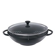 Liatinový wok Kuchenprofi Provence s roštom