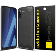 CARBON ARMOR CARBON FOR GALAXY A70 + PLNÉ SKLO