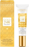 Luxusný očný krém Dermika Gold 24K