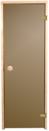 Saunové dvere MALÉ 59x179 cm hnedá Borovica SAUNA