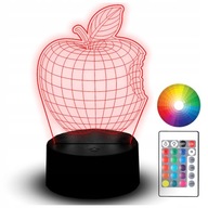 LED NOČNÁ LAMPA JABLKO APPLE IPHONE 3D DARČEK LED NOČNÁ LAMPA JABLKO APPLE IPHONE 3D DARČEK