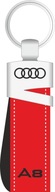 Darčeková kožená kľúčenka AUDI A8 Darčeková kožená kľúčenka AUDI A8