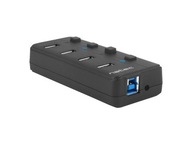 Natec Mantis 2 hub 4 USB 3.0 porty s prepínačom Natec Mantis 2 hub 4 USB 3.0 porty s prepínačom
