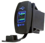 USB QC 3.0 ZÁSUVKOVÁ NABÍJAČKA 3A RÝCHLE NABÍJANIE N USB QC 3.0 ZÁSUVKOVÁ NABÍJAČKA 3A RÝCHLE NABÍJANIE N