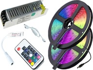 SET RGB 10M 300 LED páska s rádiovým diaľkovým ovládaním 5050 SET RGB 10M 300 LED páska s rádiovým diaľkovým ovládaním 5050