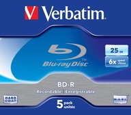 VERBATIM BLU-RAY BD-R 25GB X6 5PCS JEWEL PUZDRO