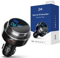 3mk Hyper Car FM vysielač s 30W nabíjačkou 3mk Hyper Car FM vysielač s 30W nabíjačkou