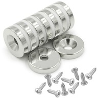 NEODYMOVÝ MAGNET S OTVOROM na skrutku 14x3mm okrúhly, valcový HUNTER - 10KS NEODYMOVÝ MAGNET S OTVOROM na skrutku 14x3mm okrúhly, valcový HUNTER - 10KS