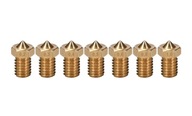 Sada 7x tryska V5/V6 závit M6 1,75mm Sada 7x tryska V5/V6 závit M6 1,75mm