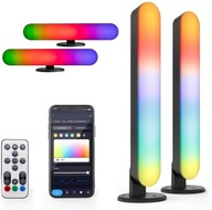 2x RGB LED HERNÁ STOLNÁ LAMPA TUYA SMART LIFE DIAĽKOVÉ OVLÁDANIE 2x RGB LED HERNÁ STOLNÁ LAMPA TUYA SMART LIFE DIAĽKOVÉ OVLÁDANIE