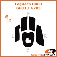 Protišmykové nálepky Corepad pre Logitech G403 Protišmykové nálepky Corepad pre Logitech G403