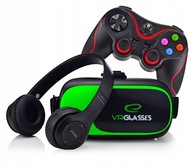 3D VR OKULIARE SO SLÚCHADLAMI + DIAĽKOVÝM BLUETOOTH 3D VR OKULIARE SO SLÚCHADLAMI + DIAĽKOVÝM BLUETOOTH