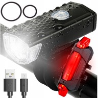 LED BICYKLOVÉ SVETLO ZADNÉ PREDNÉ PRE BICYKEL USB SET LED BICYKLOVÉ SVETLO ZADNÉ PREDNÉ PRE BICYKEL USB SET