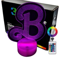 Barbie Logo 3D LAMP nočná LED lampa Barbie Logo 3D LAMP nočná LED lampa