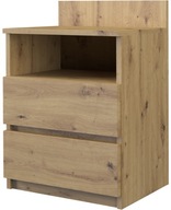 NOČNÝ SKRINÍKOVÝ STOL S 2 ZÁSUVKAMI MALWIN S1 ARTISAN NOČNÝ SKRINÍKOVÝ STOL S 2 ZÁSUVKAMI MALWIN S1 ARTISAN