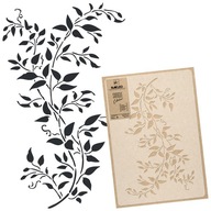 Maliarska šablóna MULTIPLE M 43x64cm Rastlina VZOR LISTY Clematis CLIMBERS Maliarska šablóna MULTIPLE M 43x64cm Rastlina VZOR LISTY Clematis CLIMBERS