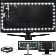 BIELE PÁSKA LED PÁSOVÉ OSVETLENIE PRE TV MONITOR 24 - 60 PALCOV 2M BIELE PÁSKA LED PÁSOVÉ OSVETLENIE PRE TV MONITOR 24 - 60 PALCOV 2M