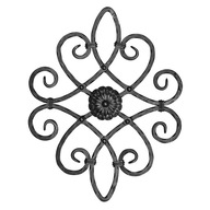 Kovaná rozeta 12x12 mm V530 x D420 mm Kovaná rozeta 12x12 mm V530 x D420 mm