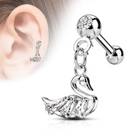 NÁUŠNICE TRAGUS HELIX UCHOVÁ CHRUPKA 1,2/6/3 mm NÁUŠNICE TRAGUS HELIX UCHOVÁ CHRUPKA 1,2/6/3 mm