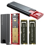 NVME/SATA PCIe SSD kryt M.2 USB-C 3.1 Gen2 disk NVME/SATA PCIe SSD kryt M.2 USB-C 3.1 Gen2 disk