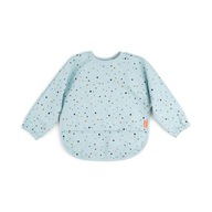 Vyrobené Deer Dots Bib s rukávmi 6m+ Modrá Vyrobené Deer Dots Bib s rukávmi 6m+ Modrá