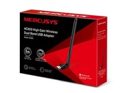 Mercusys USB 2.4 5Ghz AC650 WIFI sieťový adaptér