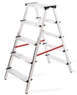 PRODRAB obojstranný hliníkový rebrík 2X5