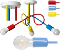 FAREBNÁ STROPNÁ LAMPA, DETSKÝ LUSTER, ZÁVISNÉ DETSKÉ LED STROPNÉ LAMPA FAREBNÁ STROPNÁ LAMPA, DETSKÝ LUSTER, ZÁVISNÉ DETSKÉ LED STROPNÉ LAMPA