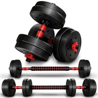 SET NASTAVITEĽNÝCH ČAMAČIEK 2x7,5KG, BARbell + Bars