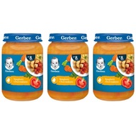 GERBER Špagetová večera s kuracím mäsom - 190 g GERBER Špagetová večera s kuracím mäsom - 190 g
