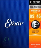 Struny pre elektrickú gitaru ELIXIR 12027 (9-46) Struny pre elektrickú gitaru ELIXIR 12027 (9-46)