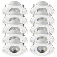 10x LED STROPNÉ VÝKLOPNÉ LAMPA 230V 7W IP44 10x LED STROPNÉ VÝKLOPNÉ LAMPA 230V 7W IP44