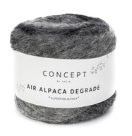 Priadza AIR ALPACA 68 GREY KATIA vlna/alpaka 15294 Priadza AIR ALPACA 68 GREY KATIA vlna/alpaka 15294